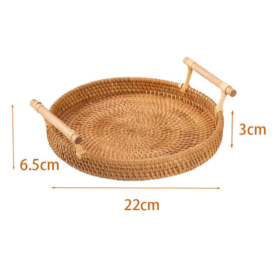 Straw Tray Set 3 Pcs